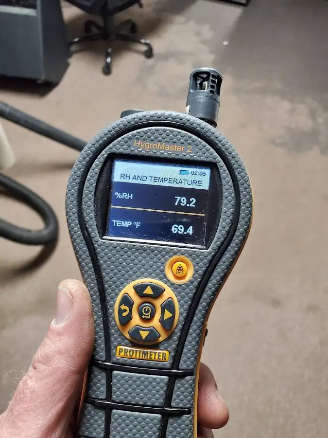 Moisture meter humidity assessment for Fire & Smoke Damage Restoration in Oakwood